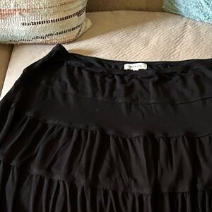 Black long Maxstudio skirt. Great for all sorts of occasions.